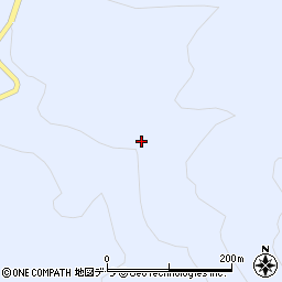 登別原始林周辺の地図