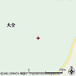 北海道広尾郡大樹町大全208周辺の地図