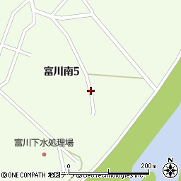 北海道日高町（沙流郡）富川南周辺の地図