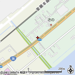 北海道白老郡白老町萩野79-40周辺の地図