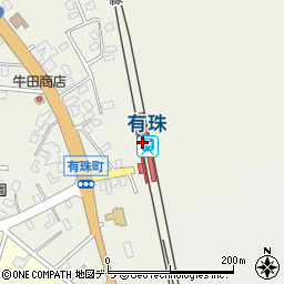 有珠駅周辺の地図