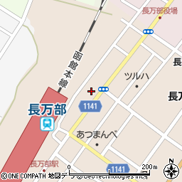 北海道信用金庫長万部支店周辺の地図