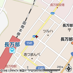 ＪＲ北海道函館保線所長万部保線管理室周辺の地図