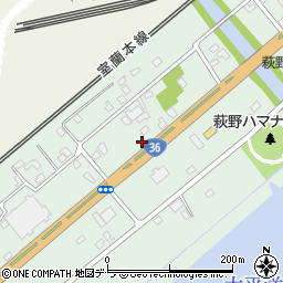 読売新聞萩野周辺の地図