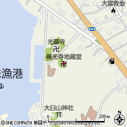 善光寺地蔵堂周辺の地図