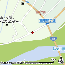 北海道沙流郡日高町富川南1丁目1周辺の地図