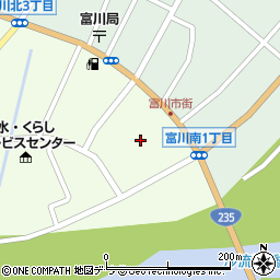 北海道沙流郡日高町富川南1丁目2周辺の地図