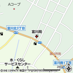 富川郵便局 ＡＴＭ周辺の地図