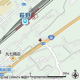 北海道白老郡白老町萩野24周辺の地図