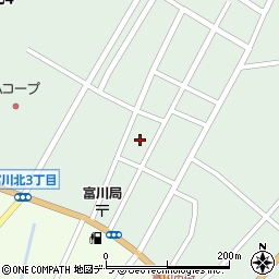 北海道沙流郡日高町富川北3丁目4周辺の地図