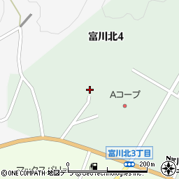 北海道沙流郡日高町富川北4丁目3周辺の地図