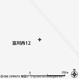 北海道沙流郡日高町富川西12丁目22周辺の地図