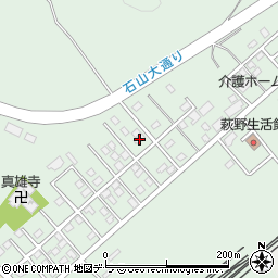 北海道白老郡白老町萩野312-68周辺の地図