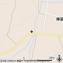 庫富簡易郵便局周辺の地図