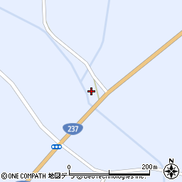 日高町役場　平賀生活館周辺の地図