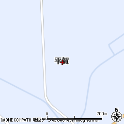 北海道沙流郡日高町平賀周辺の地図