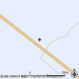 日高自動車道（厚真紋別道路）周辺の地図