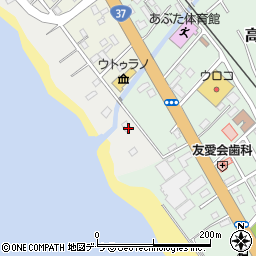 北海道虻田郡洞爺湖町浜町1-27周辺の地図