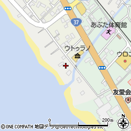 北海道虻田郡洞爺湖町浜町1-6周辺の地図
