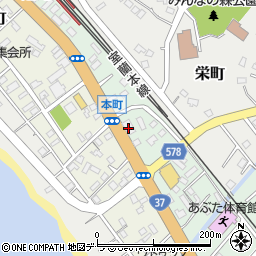 伊達信用金庫虻田支店周辺の地図