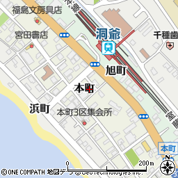 北海道虻田郡洞爺湖町本町188周辺の地図