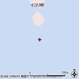 イコリ岬周辺の地図