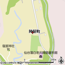 北海道白老郡白老町陣屋町周辺の地図