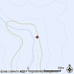 初見沢周辺の地図