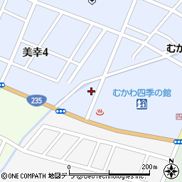 北海道勇払郡むかわ町美幸4丁目74周辺の地図