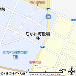 北海道勇払郡むかわ町周辺の地図