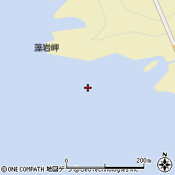 藻岩岬周辺の地図