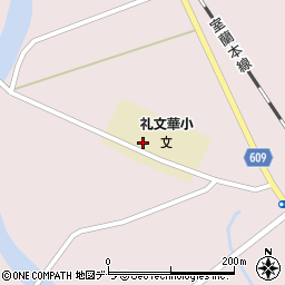 豊浦町立礼文華小学校周辺の地図