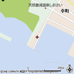 豊浦フィッシャリーナトイレ周辺の地図