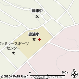 豊浦町立豊浦小学校周辺の地図