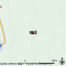 北海道壮瞥町（有珠郡）蟠溪周辺の地図