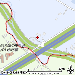 北海道苫小牧市樽前303周辺の地図