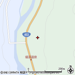 蟠渓温泉周辺の地図