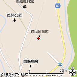 平取町民体育館周辺の地図