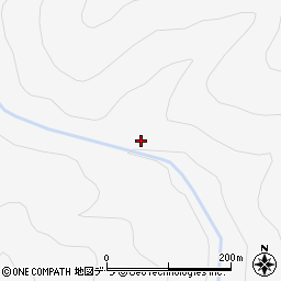 ニイカップゴエ沢周辺の地図