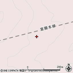 礼文華山トンネル周辺の地図