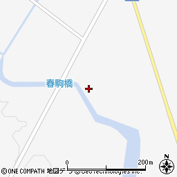 春駒橋周辺の地図
