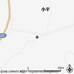 北海道沙流郡平取町小平4周辺の地図