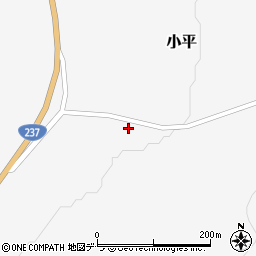 北海道沙流郡平取町小平4-19周辺の地図