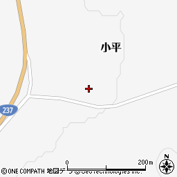 北海道沙流郡平取町小平5周辺の地図