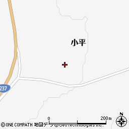 北海道沙流郡平取町小平5-12周辺の地図