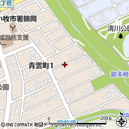 〒059-1263 北海道苫小牧市青雲町の地図