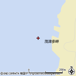 茂津多岬周辺の地図