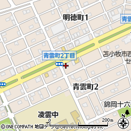 苫小牧信用金庫錦岡支店周辺の地図
