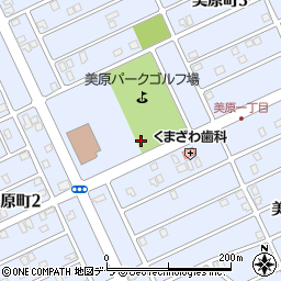 北海道苫小牧市美原町周辺の地図