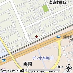 北海道苫小牧市ときわ町2丁目4周辺の地図